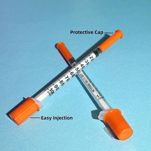 30G 1cc/mm 1/2 Inch 13mm Syringes,Individually Wrapped-Pack of 30 in Kuwait