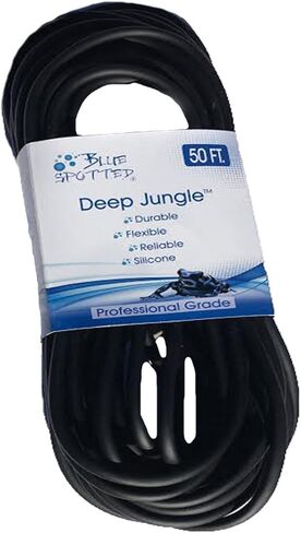 50 feet Deep Jungle Black Flexible Airline Tubing for Aquariums, Terrariums, and Hydroponics (50 Feet) in Saudi Arabia