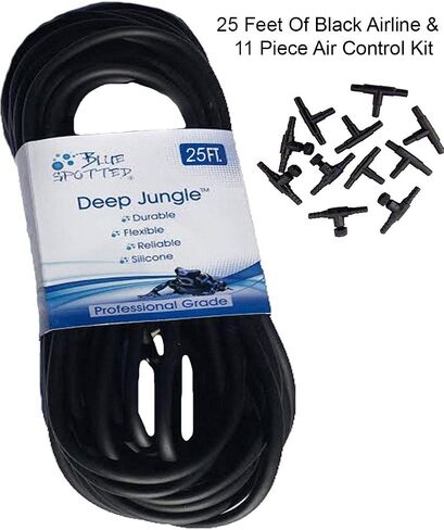 50 feet Deep Jungle Black Flexible Airline Tubing for Aquariums, Terrariums, and Hydroponics (50 Feet) in Saudi Arabia