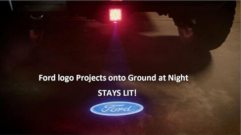 غطاء وصلة وصلة مقطورة بعلم الولايات المتحدة الأمريكية مقاس 5 سم من Hitch Buddies مع ضوء بروجيكتور LED / ضوء تشغيل - غطاء وصلة سحب فريد للشاحنات، (أبيض أمريكي) in Kuwait