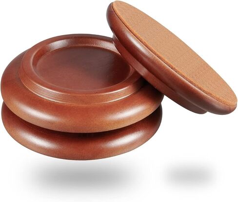 Grand Piano Caster Cups, Piano Casters Floor Protectors Piano Leg Coasters for Grand Piano Hardwood Floors with Nonslip Felts in Saudi Arabia