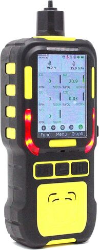 5 محلل غاز | انبعاثات عادم السيارات | ثاني أكسيد الكربون، O2، HC، أكاسيد النيتروجين، CO2 | انبعاثات ماسورة العادم | تسجيل البيانات الداخلية in Kuwait