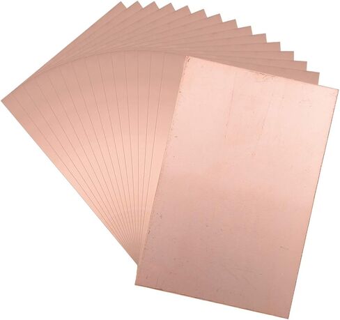 uxcell Double-Sided Copper Clad Laminate PCB Circuit Board, FR4 150x100mm 5.91x3.94 inch, 1.5mm Thickness DIY Prototyping PCB Board, Name Board, 15pcs in Saudi Arabia