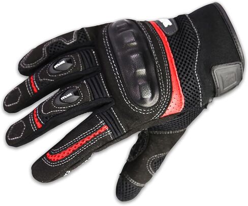MOTO-BOY Breathable Mesh Motorcycle Gloves for Men and Women,Anti-Slip Touchscreen Protective Riding Gloves,Stereoscopic Cutting for Easy Cycling in Saudi Arabia