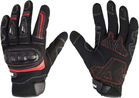 MOTO-BOY Breathable Mesh Motorcycle Gloves for Men and Women,Anti-Slip Touchscreen Protective Riding Gloves,Stereoscopic Cutting for Easy Cycling in Saudi Arabia