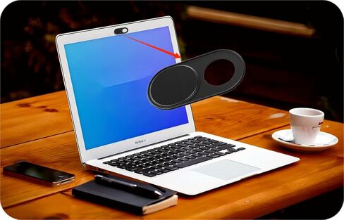 غطاء كاميرا الويب JiSiTeCai [عبوة من 3 قطع] غطاء كاميرا ويب معدني رفيع للغاية لأجهزة MacBook Pro وiMac والكمبيوتر المحمول والكمبيوتر الشخصي وiPad Pro وiPhone يحمي تجربتك البصرية [أسود] in Kuwait