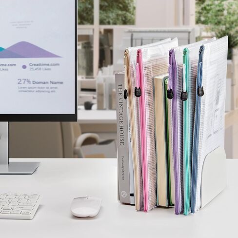 20 قطعة من أكياس جارلينك الشبكية بسحاب، 8 أحجام من أكياس الألغاز بسحاب، وأكياس بسحاب مقاومة للماء لتنظيم الفصل الدراسي، وتخزين ألعاب الطاولة، والسفر، والمكتب، واللوازم المدرسية، 10 ألوان in Kuwait