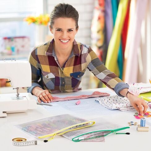 20 قطعة من أكياس جارلينك الشبكية بسحاب، 8 أحجام من أكياس الألغاز بسحاب، وأكياس بسحاب مقاومة للماء لتنظيم الفصل الدراسي، وتخزين ألعاب الطاولة، والسفر، والمكتب، واللوازم المدرسية، 10 ألوان in Kuwait