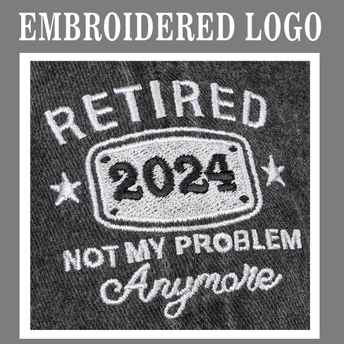 Retirement Gifts for Men Women Retired Hat Gift Ideas Embroidered Baseball Cap in Kuwait