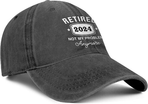 Retirement Gifts for Men Women Retired Hat Gift Ideas Embroidered Baseball Cap in Kuwait
