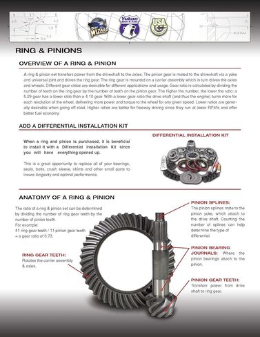 مجموعة تروس حلقية وترس قياسية بالولايات المتحدة الأمريكية لسيارة Toyota V6 بنسبة 3.73، 29 ترسًا مسننًا in Kuwait