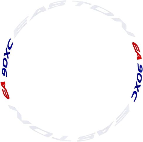 Reflective Stickers for Bike Wheel, 4PCS Safety Night Riding Bicycle Reflector Tape Decal Set - White + Red in Saudi Arabia