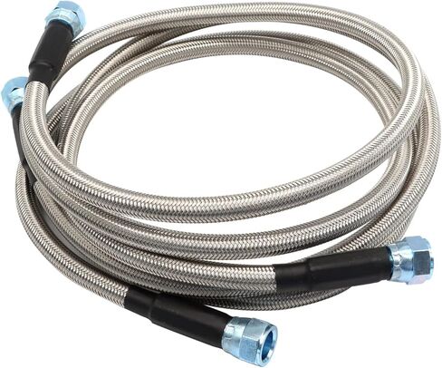 Aspaton TH350 700R4 TH400 خراطيم تبريد ناقل الحركة المرنة المصنوعة من الفولاذ المقاوم للصدأ / خط بطول 52 بوصة in Saudi Arabia