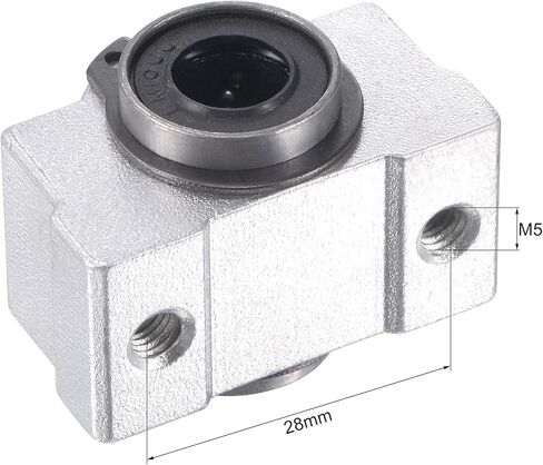 uxcell SCV20UU Linear Ball Bearing Slide Block Units, 20mm Bore Diameter 2pcs in Kuwait