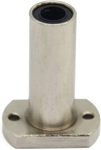 ReliaBot LMH10LUU Flange Linear Ball Bearing Bushing Nickel Plated 10mm x 25mm x 55mm for Diameter 10mm Linear Motion Shaft Rod in Saudi Arabia