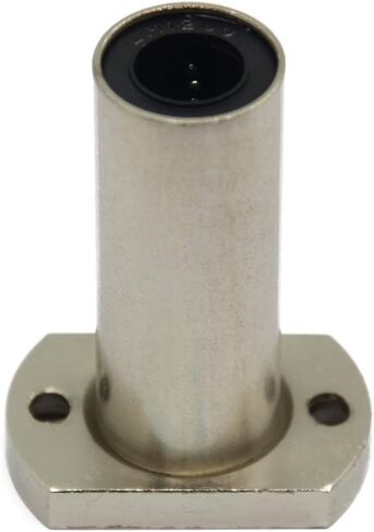 ReliaBot LMH10LUU Flange Linear Ball Bearing Bushing Nickel Plated 10mm x 25mm x 55mm for Diameter 10mm Linear Motion Shaft Rod in Saudi Arabia