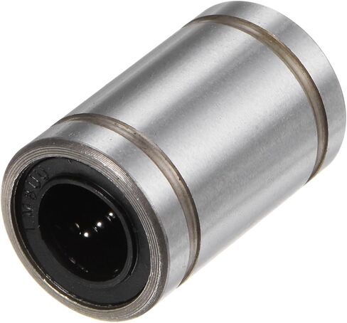 12 قطعة من محامل الكرات الخطية LM8UU من uxcell، قطر تجويف 8 مم، 15 مم OD، طول 24 مم، محمل حركة خطية لأداة آلة CNC للطابعة ثلاثية الأبعاد in Kuwait