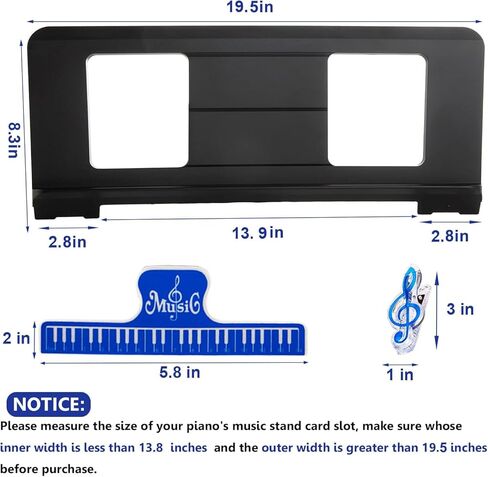 حامل الموسيقى الكبير الأصلي من كونبر. متوافق مع حامل نقاط موسيقى لوحة المفاتيح من سلسلة Yamaha PSR/YPT/KB/P/DGX، وحامل الموسيقى ورقة لوحة المفاتيح مع مشبكين لكتاب الموسيقى in Kuwait