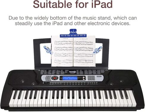 حامل الموسيقى الكبير الأصلي من كونبر. متوافق مع حامل نقاط موسيقى لوحة المفاتيح من سلسلة Yamaha PSR/YPT/KB/P/DGX، وحامل الموسيقى ورقة لوحة المفاتيح مع مشبكين لكتاب الموسيقى in Kuwait