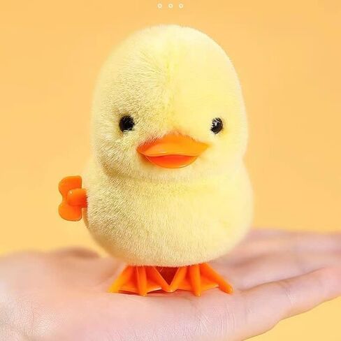HAILSTER 4 Pack Jumping Ducklings and Chicken Wind Up Toy Sets with Very Soft Colorful Fur, Christmas, Easter and Birthday Party Gifts for Infants and Children in Saudi Arabia