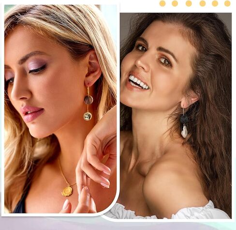 1000 قطعة دبابيس العين مختلط اللون دبابيس العين المفتوحة 16-30 مللي متر دبابيس رأس الحديد لصنع المجوهرات سوار القرط (متعدد الألوان) in Kuwait