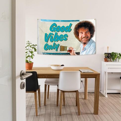 AneiDa مفروشات مضحكة مشاعر جيدة 3 × 5FT مع 4 حلقات نحاسية مناسبة لسكن الجامعة والمكتب وخلفية الديكور والنسيج in Saudi Arabia