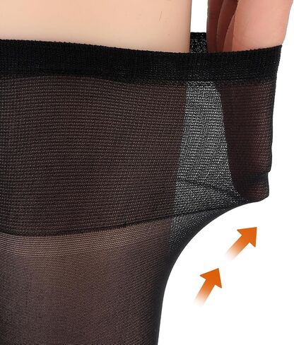 KALIONE 8 Pairs Sheer Knee High Stockings for Women, Women's Black Sheer Knee High Stocks, Lady's Black Sheer Calf Socks, White Sheer Stockings (4 Color, 8 Pairs) in Saudi Arabia