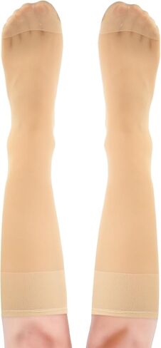 KALIONE 8 Pairs Sheer Knee High Stockings for Women, Women's Black Sheer Knee High Stocks, Lady's Black Sheer Calf Socks, White Sheer Stockings (4 Color, 8 Pairs) in Saudi Arabia