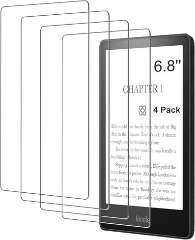 واقي شاشة غير لامع مضاد للوهج من CoBak مقاس 6.8 بوصة لجهاز Kindle Paperwhite، Kobo Aura H2O Edition 2 - وضوح عالي، مقاومة بصمات الأصابع - فيلم PET in Saudi Arabia