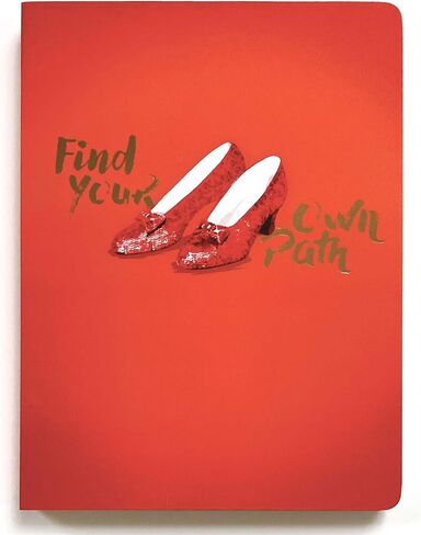 Paper House Productions The Wizard of Oz 8" Foil Accent Soft Cover Journal with Satin Ribbon Page Marker - Ruby Slippers in Saudi Arabia