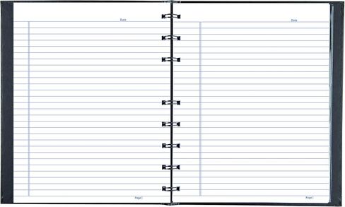 دفتر تكوين Blueline Notepro، أسود، 9.25 × 7.25 بوصة، 192 صفحة مسطرة (A9C.81) in Saudi Arabia