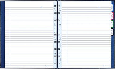 دفتر تكوين Blueline Notepro، أسود، 9.25 × 7.25 بوصة، 192 صفحة مسطرة (A9C.81) in Saudi Arabia