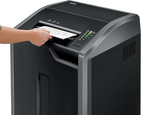 Fellowes Powershred 325Ci 100% Jam Proof 22-Sheet Cross-Cut Commercial Grade Paper Shredder (3831001) , Black in Saudi Arabia