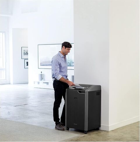 Fellowes Powershred 325Ci 100% Jam Proof 22-Sheet Cross-Cut Commercial Grade Paper Shredder (3831001) , Black in Saudi Arabia