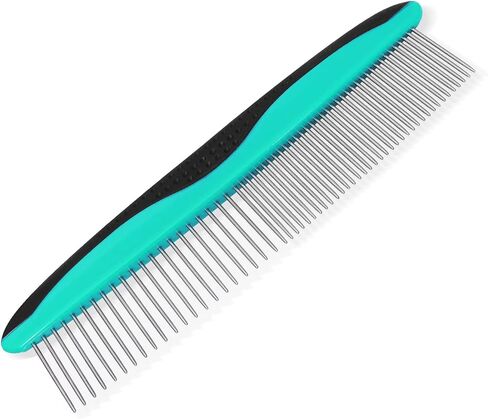 مشط معدني للكلاب، فرشاة للتنظيف الذاتي للقطط، لتساقط وتهذيب الشعر القصير الطويل، أدوات احترافية للعناية بالكلاب لمعظم أنواع الشعر in Kuwait