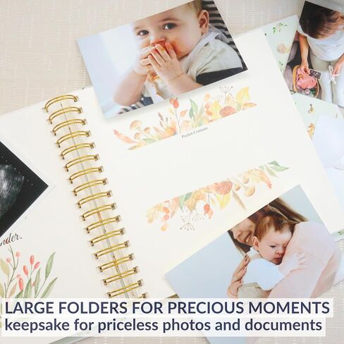 SNUGGLY CUB Baby Memory Book for Baby Boy or Girl - First 5 Years Baby Book Keepsake - A Timeless Baby Scrapbook Album - Gender Neutral Simple Modern Baby Milestone Book in Saudi Arabia