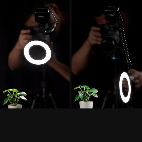 Godox Ring 72 Macro LED Ring Light with 8 Lens Adapter Rings for Canon Nikon Pentax Olympus DSLR Cameras in Saudi Arabia