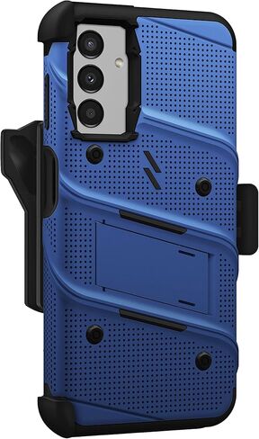ZIZO Bolt Bundle for Galaxy A14 5G Case with Screen Protector Kickstand Holster Lanyard - Blue in Saudi Arabia