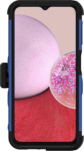 ZIZO Bolt Bundle for Galaxy A14 5G Case with Screen Protector Kickstand Holster Lanyard - Blue in Saudi Arabia
