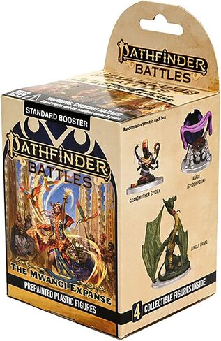 WizKids Pathfinder Battles: The Mwangi Expanse Single Booster (Set 21) - 4 Count Miniatures - Pre-Painted - RPG in Saudi Arabia