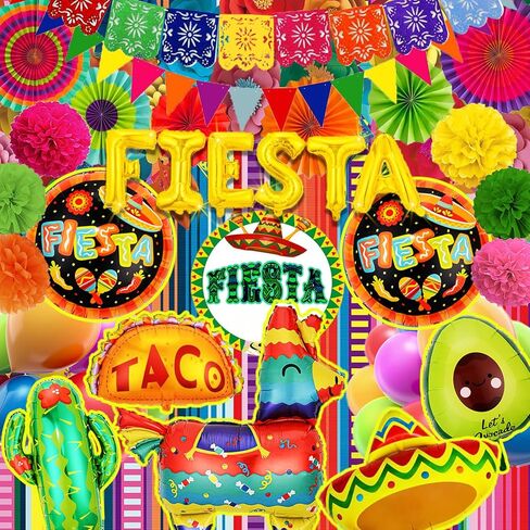 ديكورات حفلات فييستا، لوازم الحفلات ذات الطابع المكسيكي، لافتة بابيل بيكادو، تاكو لاما، صبار، أفوكادو، بالونات ورقية، ديكور لتاكو الثلاثاء، كرنفالات عيد الميلاد، سينكو دي مايو، ديكورات الحفلات in Kuwait