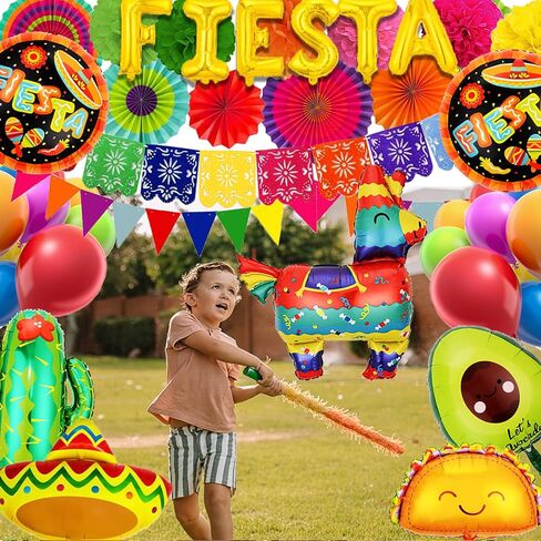 ديكورات حفلات فييستا، لوازم الحفلات ذات الطابع المكسيكي، لافتة بابيل بيكادو، تاكو لاما، صبار، أفوكادو، بالونات ورقية، ديكور لتاكو الثلاثاء، كرنفالات عيد الميلاد، سينكو دي مايو، ديكورات الحفلات in Kuwait