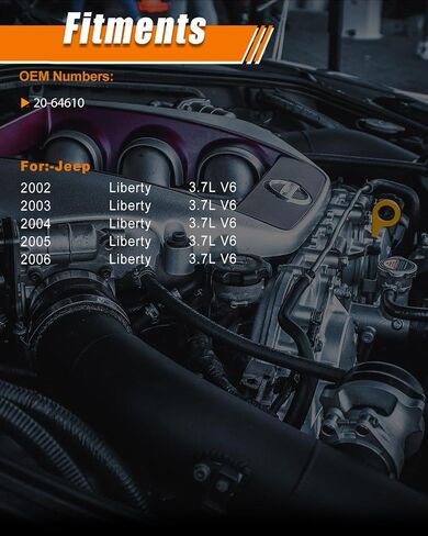 مضخة توجيه YZHIDIANF 20-64610 Liberty مع خزان، مضخة مساعدة الطاقة مناسبة لـ: -Jeep Liberty 2002 2003 2004 2005 2006 3.7L for Liberty 2002-2006 3.7L، Repalce 96-64610 20-64610 (عبوة واحدة) in Saudi Arabia