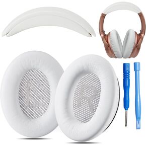 وسائد أذن بديلة QC35 / QC35 ii وعصابة رأس QC35 / QC35 ii Headband V3 وسادة متوافقة مع سماعات Bose QuietComfort 35 (QC35) وBose QuietComfort 35 ii (QC35 ii) (أزرق منتصف الليل) in Kuwait