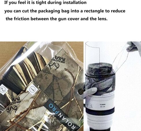 ROLANPRO Camouflage Lens Cover for Sigma 150-600mm F5-6.3 DG OS HSM Contemporary Coat Lens Protective Sleeve Case-#34 Waterproof in Saudi Arabia
