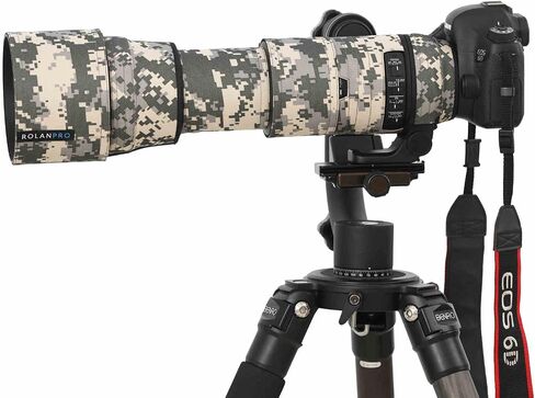 ROLANPRO Camouflage Lens Cover for Sigma 150-600mm F5-6.3 DG OS HSM Contemporary Coat Lens Protective Sleeve Case-#34 Waterproof in Saudi Arabia