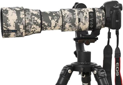 ROLANPRO Camouflage Lens Cover for Sigma 150-600mm F5-6.3 DG OS HSM Contemporary Coat Lens Protective Sleeve Case-#34 Waterproof in Saudi Arabia