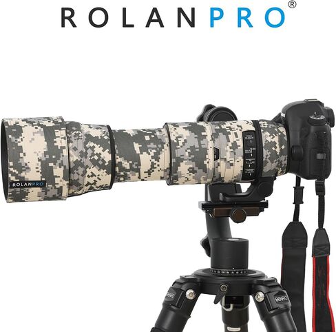 ROLANPRO Camouflage Lens Cover for Sigma 150-600mm F5-6.3 DG OS HSM Contemporary Coat Lens Protective Sleeve Case-#34 Waterproof in Saudi Arabia