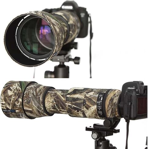 ROLANPRO Camouflage Lens Cover for Sigma 150-600mm F5-6.3 DG OS HSM Contemporary Coat Lens Protective Sleeve Case-#34 Waterproof in Saudi Arabia