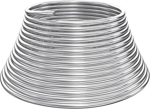 Pelopy Aluminum Wire 1/4 Inch Diameter Metal Wire Armature Bendable Armature Wire for Sculpting Dolls Floral Jewelry Making Weaving DIY Crafts, Silver (40 ft) in Kuwait